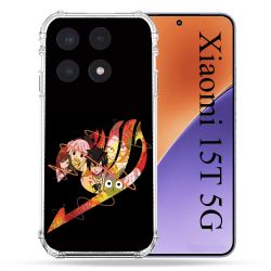 Coque Renforcée Pour Xiaomi 15T Manga Fairy Tail Logo Noir
