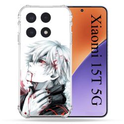 Coque Renforcée Pour Xiaomi 15T Manga Tokyo Ghoul Kaneki Blanc