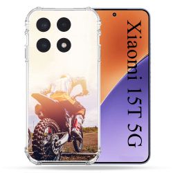 Coque Renforcée Pour Xiaomi 15T Moto Cross Soleil