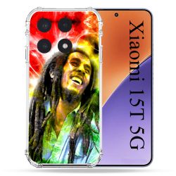 Coque Renforcée Pour Xiaomi 15T Musique Bob Marley Color