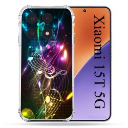 Coque Renforcée Pour Xiaomi 15T Musique Partition Multicolore