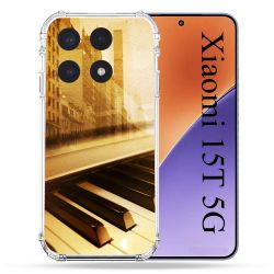Coque Renforcée Pour Xiaomi 15T Musique Piano Retro
