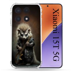 Coque Renforcée Pour Xiaomi 15T Musique Rock Herisson