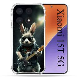 Coque Renforcée Pour Xiaomi 15T Musique Rock Lapin