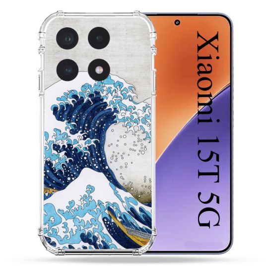Coque Renforcée Pour Xiaomi 15T Peinture La Grande Vague