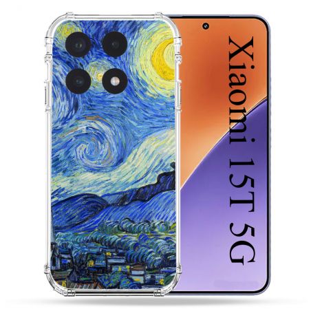 Coque Renforcée Pour Xiaomi 15T Peinture La nuit étoilée