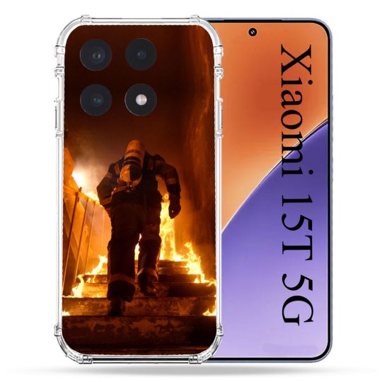 Coque Renforcée Pour Xiaomi 15T Pompier Escalier