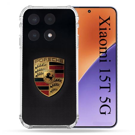Coque Renforcée Pour Xiaomi 15T Porsche Carbone