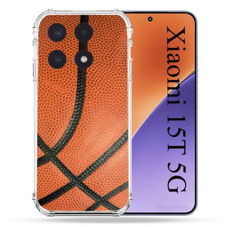 Coque Renforcée Pour Xiaomi 15T Sport Ballon Basket
