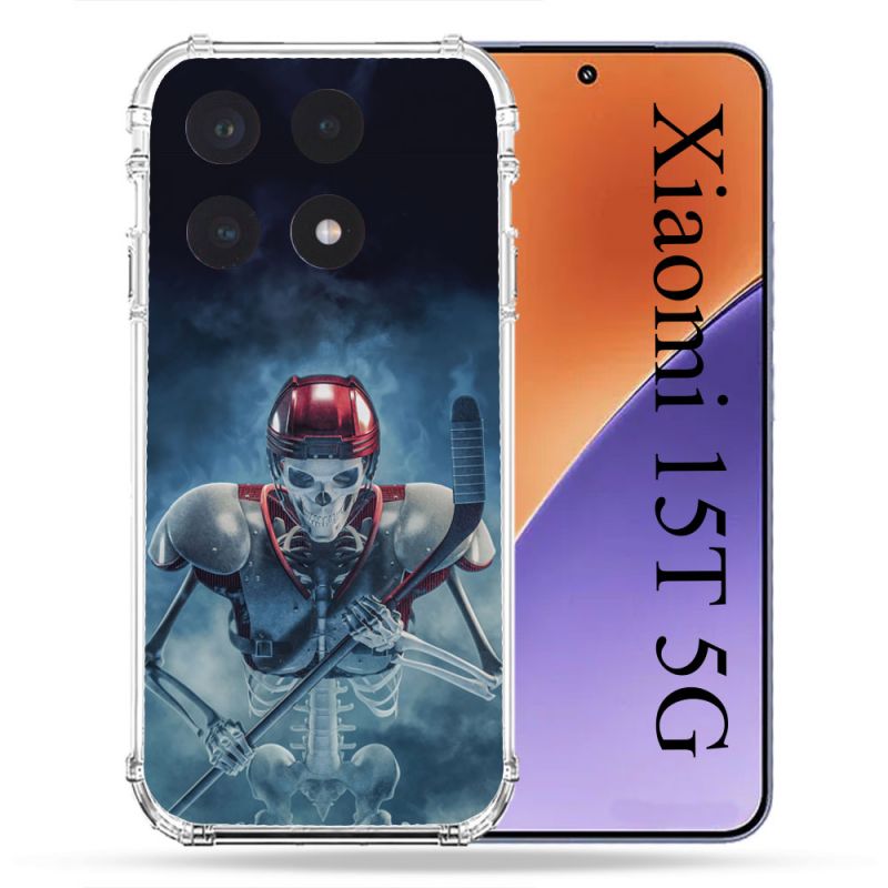Coque Renforcée Pour Xiaomi 15T Sport Hockey Squelette