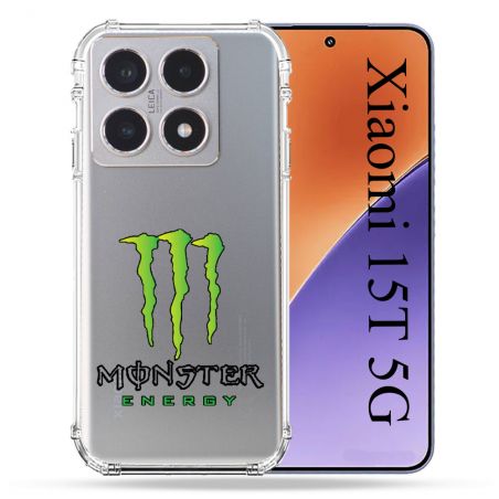 Coque Renforcée Transparente Pour Xiaomi 15T Monster Energy
