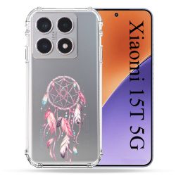 Coque Renforcée Transparente Pour Xiaomi 15T Attrape Reve Rose