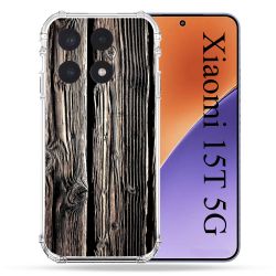 Coque Renforcée Pour Xiaomi 15T Texture Bois