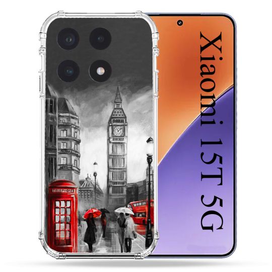 Coque Renforcée Pour Xiaomi 15T Voyage Angleterre Londres Vintage