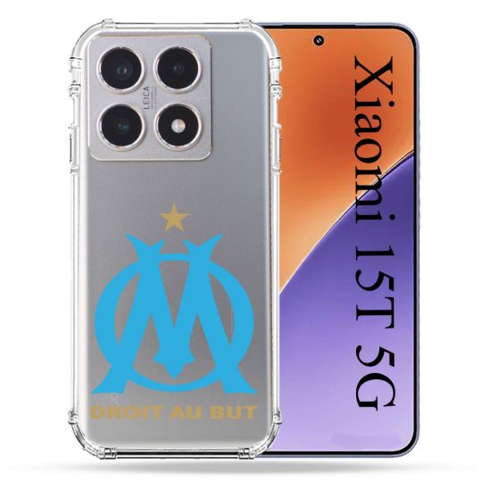 Coque Renforcée Transparente Pour Xiaomi 15T Foot Olympique Marseille OM