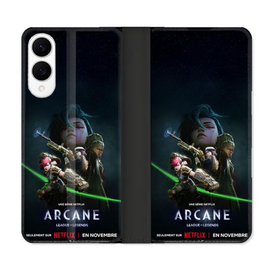 Housse Cuir Portefeuille Pour Samsung Galaxy S25 EDGE Arcane Affiche