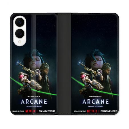 Housse Cuir Portefeuille Pour Samsung Galaxy S25 EDGE Arcane Affiche