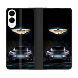 Housse Cuir Portefeuille Pour Samsung Galaxy S25 EDGE Aston Martin