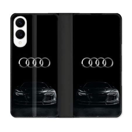 Housse Cuir Portefeuille Pour Samsung Galaxy S25 EDGE Audi