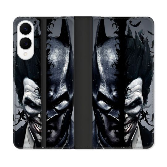 Housse Cuir Portefeuille Pour Samsung Galaxy S25 EDGE Batman Joker