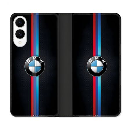 Housse Cuir Portefeuille Pour Samsung Galaxy S25 EDGE BMW Logo