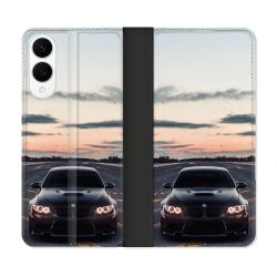 Housse Cuir Portefeuille Pour Samsung Galaxy S25 EDGE BMW Serie