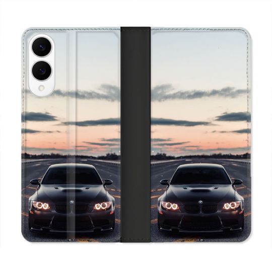 Housse Cuir Portefeuille Pour Samsung Galaxy S25 EDGE BMW Serie