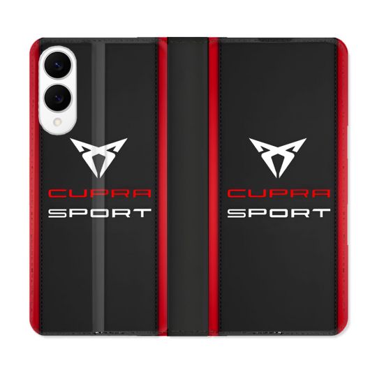 Housse Cuir Portefeuille Pour Samsung Galaxy S25 EDGE Cupra