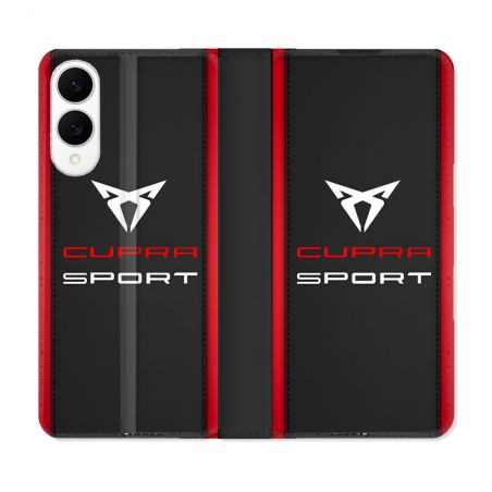 Housse Cuir Portefeuille Pour Samsung Galaxy S25 EDGE Cupra