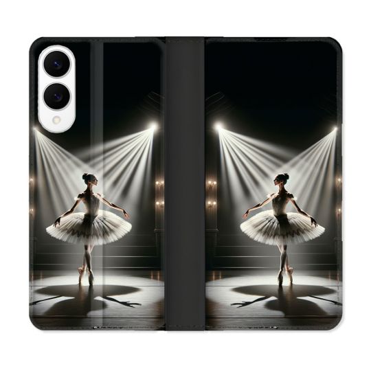 Housse Cuir Portefeuille Pour Samsung Galaxy S25 EDGE Danseuse Lumière