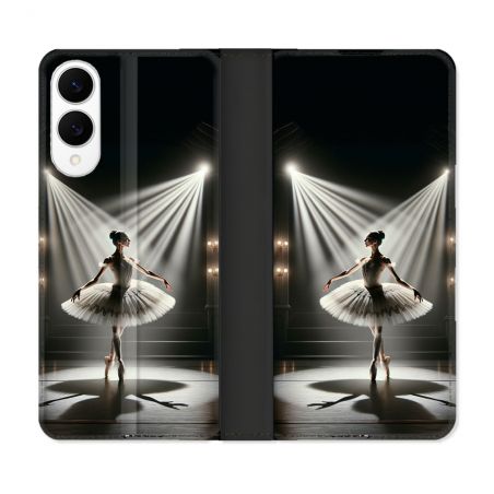 Housse Cuir Portefeuille Pour Samsung Galaxy S25 EDGE Danseuse Lumière