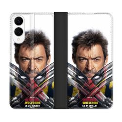 Housse Cuir Portefeuille Pour Samsung Galaxy S25 EDGE Deadpool Affiche