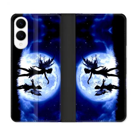 Housse Cuir Portefeuille Pour Samsung Galaxy S25 EDGE Fantastique Fee Lune