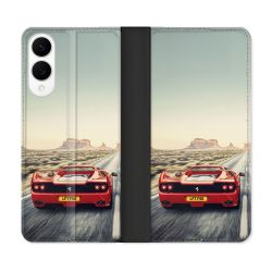 Housse Cuir Portefeuille Pour Samsung Galaxy S25 EDGE Ferrari F50