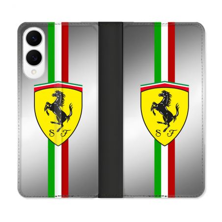 Housse Cuir Portefeuille Pour Samsung Galaxy S25 EDGE Ferrari Ligne