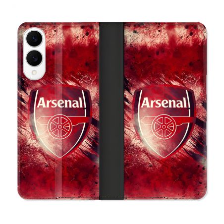 Housse Cuir Portefeuille Pour Samsung Galaxy S25 EDGE Foot Arsenal