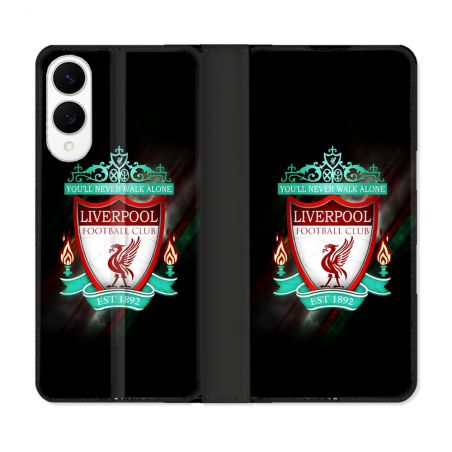 Housse Cuir Portefeuille Pour Samsung Galaxy S25 EDGE Foot Liverpool