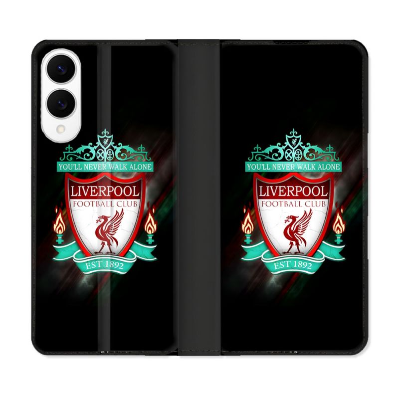 Housse Cuir Portefeuille Pour Samsung Galaxy S25 EDGE Foot Liverpool