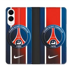 Housse Cuir Portefeuille Pour Samsung Galaxy S25 EDGE Foot PSG 1970