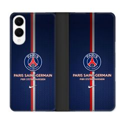 Housse Cuir Portefeuille Pour Samsung Galaxy S25 EDGE Foot PSG Fier