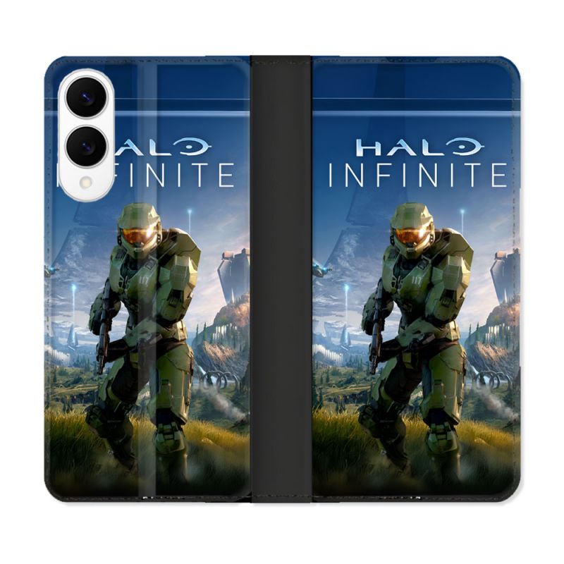 Housse Cuir Portefeuille Pour Samsung Galaxy S25 EDGE Halo