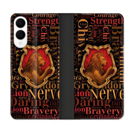 Housse Cuir Portefeuille Pour Samsung Galaxy S25 EDGE Harry Potter Griffondor