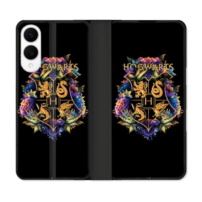 Housse Cuir Portefeuille Pour Samsung Galaxy S25 EDGE Harry Potter Hogwarts
