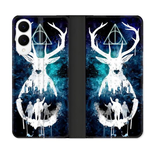 Housse Cuir Portefeuille Pour Samsung Galaxy S25 EDGE Harry Potter Patronome