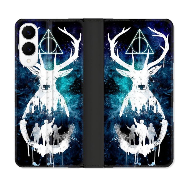 Housse Cuir Portefeuille Pour Samsung Galaxy S25 EDGE Harry Potter Patronome