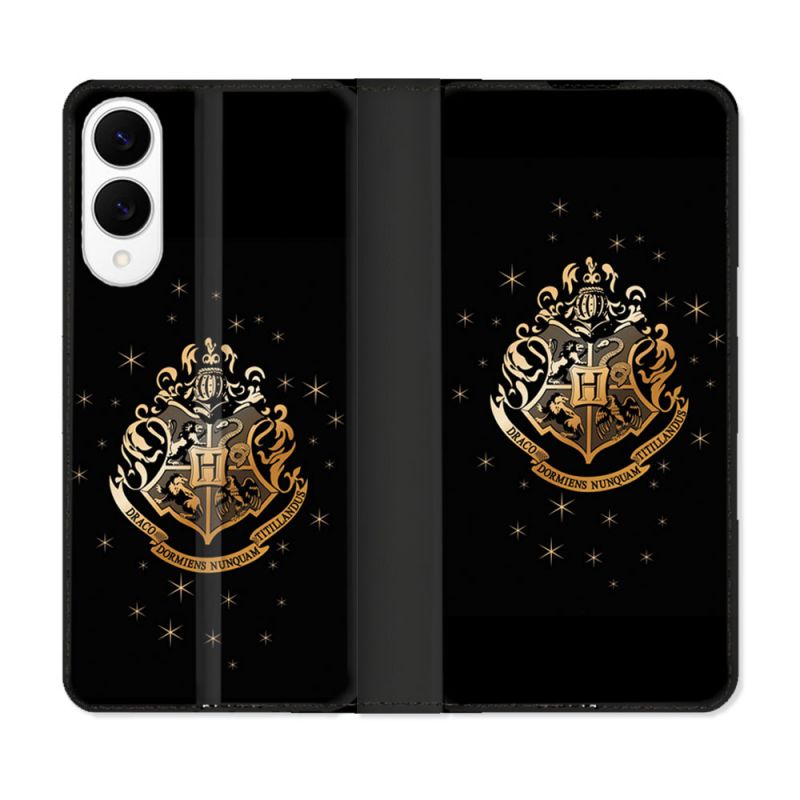 Housse Cuir Portefeuille Pour Samsung Galaxy S25 EDGE Harry Potter Poudlard