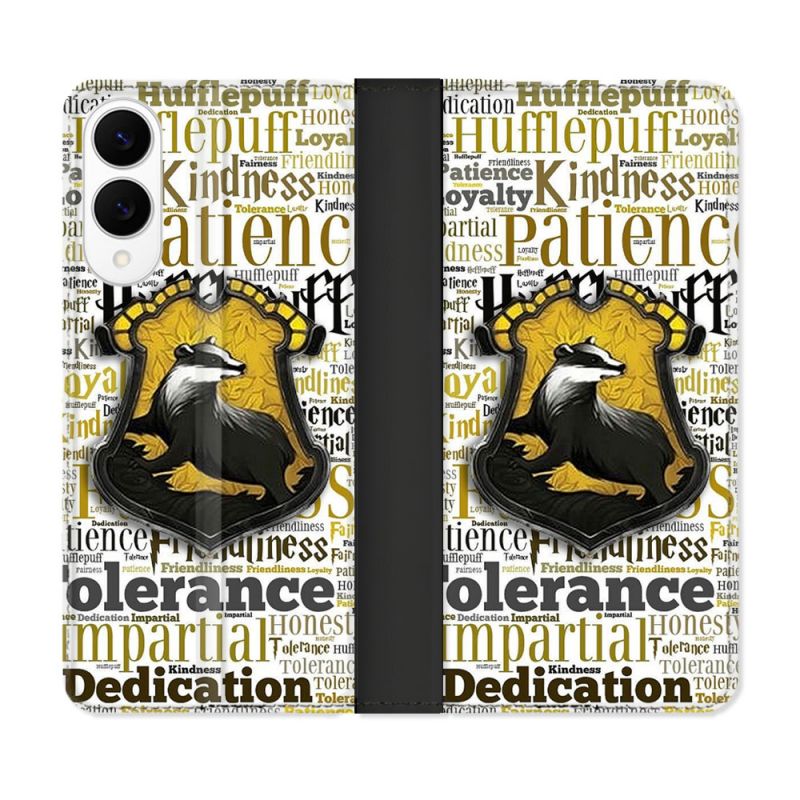 Housse Cuir Portefeuille Pour Samsung Galaxy S25 EDGE Harry Potter Poursouffle