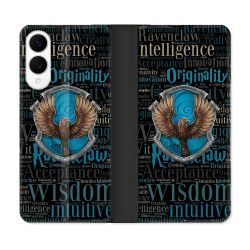 Housse Cuir Portefeuille Pour Samsung Galaxy S25 EDGE Harry Potter Serdaigle