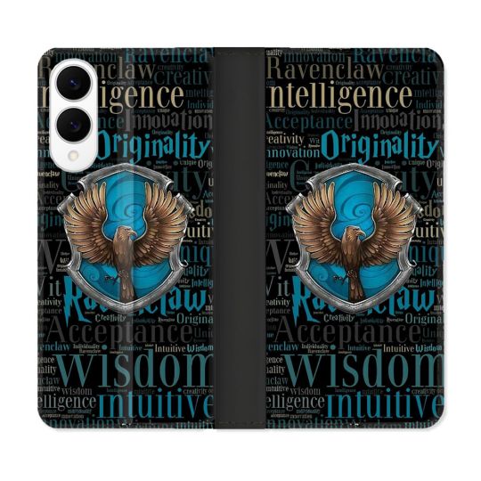 Housse Cuir Portefeuille Pour Samsung Galaxy S25 EDGE Harry Potter Serdaigle