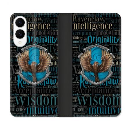 Housse Cuir Portefeuille Pour Samsung Galaxy S25 EDGE Harry Potter Serdaigle
